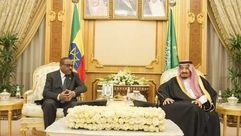 الملك سلمان بن عبد العزيز يستقبل رئيس وزراء إثيوبيا هايلي ماريام ديسالين