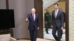 الأسد  سوريا  بوتين - جيتي