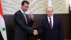 الأسد وبوتين في موسكو- جيتي
