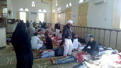 تفجير مسجد  - سيناء  - فيسبوك
