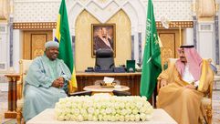 الملك سلمان يستقبل رئيس الغابون علي بونغو واس