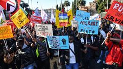 ايطاليا هجرة الآلاف يتظاهرون في روما رفضا لمرسوم مناهض للمهاجرين‎ جيتي