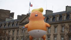 بالون ترامب في باريس- جيتي