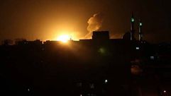 قصف في غزة- شهاب