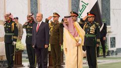 برهم صالح والملك سلمان- رئاسة العراق