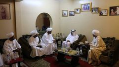 السودان  أمير قطر السابق  عزاء سوار الذهب   تويتر