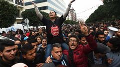اضراب في تونس- جيتي