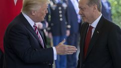 أردوغان و ترامب في البيت الأبيض - جيتي