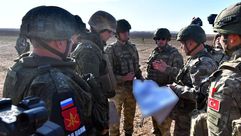 دورية مشتركة  روسيا  تركيا  سوريا  شرق الفرات  نبع السلام- تويتر