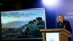 المتحدثة باسم وزارة الدفاع التركية  أنقرة  المخلب  عملية عسكرية  شمال العراق- الأناضول
