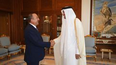 وزير الخارجية التركي وأمير قطر- حساب تشاووش أوغلو على تويتر