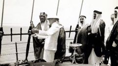 السعودية  أرامكو   الملك عبد العزيز آل سعود  أرشيفية