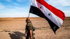 النظام  سوريا  الحسكة  الأسد  علم  قوات- جيتي
