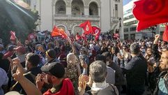 مظاهرات في تونس احتجاجا على عدم تفعيل القانون 38 (الأناضول)