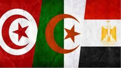 الجزائر ومصر وتونس (أعلام)