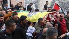 فلسطين تشييع جثمان الطفلة فلة المسالمة- الاناضول