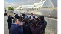 اول رحلة طيران روسي لمطار اللاذقية منذ 12 عاما- وزارة النقل السورية- فيسبوك