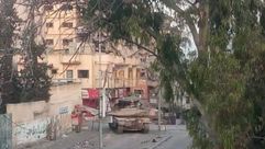 دبابات أمام مستشفى النصر- تويتر