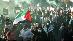 مظاهرة لندن غزة فلسطين- جيتي
