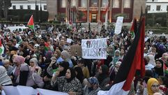 المغرب تظاهرات داعمة لفلسطين وغزة- الاناضول