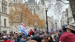 مظاهرة يهود ضد معاداة السامية إسرائيل- لندن- إكس