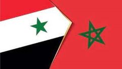 المغرب وسوريا.. أعلام  فيسبوك