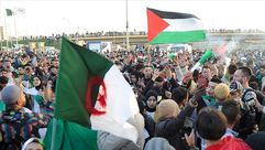 الجزائر وفلسطين أعلام واج