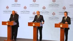 وزراء خارجية الأردن ومصر والولايات المتحدة- الخارجية الأردنية