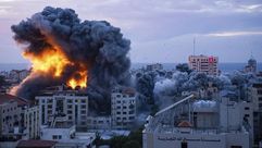 قصف في غزة.. الجمعية المغربية