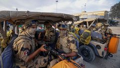 عناصر من الجيش المصري في معبر رفح- جيتي