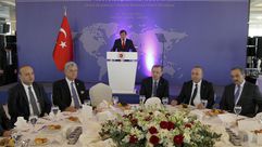لقاء اردوغان بسفراء الجمهورية التركية - الأناضول