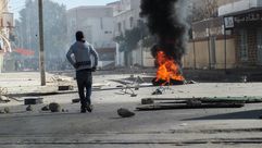 احتجاجات في مدينة القصرين بتونس - الأناضول