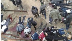 مجزرة ترتكبها داعش في حلب - تدوالها نشطاء فيسبوك