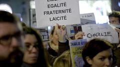 اليمين المتطرف يستغل التضامن الكبير مع ضحايا "شارلي إيبدو" - أ ف ب فرنسا