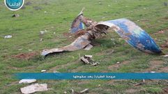 النصرة تقول إنها أسقطت طائرة في إدلب - تويتر