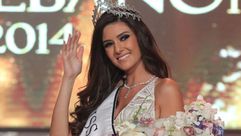 ملكة جمال لبنان سالي جريج - أ ف ب