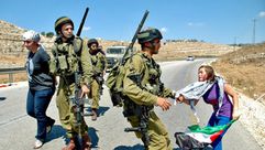 الطفلة الفلسطينية ملاك الخطيب مأسورة لدى جيش الاحتلال الإسرائيلي ـ أرشيفية