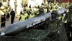 عناصر من وحدة الصواريخ في حزب الله اللبناني - أرشيفية