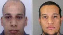 صورتا الشقيقان كواشي المتهمان بتفجير الصحيفة كما نشرتهما الشرطة الفرنسية