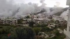 قصف الطيران الروسي على بلدة سلمى - جبل الأكراد - ريف اللاذقية - سوريا - عربي21