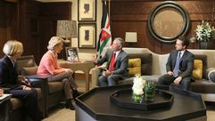 عاهل الأردن ووزيرة دفاع ألمانيا يبحثان التعاون العسكري والقدس بترا