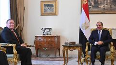 مصر  السيسي   وزير الخارجية الأمريكي  بومبيو   جيتي