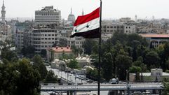 علم سوريا يرفرف في دمشق - جيتي