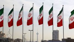 علم إيران- جيتي