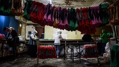مصنع ملابس صغير في حلب في سوريا - نيويورك تايمز
