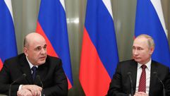 بوتين ورئيس الوزراء الروسي- جيتي