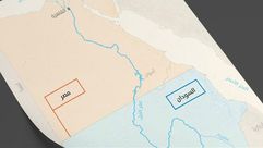 مصر السودان خريطة خارطة الاناضول