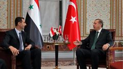 أردوغان والأسد  (الأناضول)