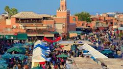 المغرب.. ساحة جامع الفناء  (الأناضول)