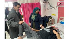 مصاب جراء زازال ضرب شمال غرب ايران - ارنا